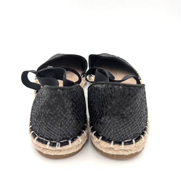 Kenneth Cole Reaction Luna Espadrille Flats Women's Black Size US6 - Picture 4 of 12